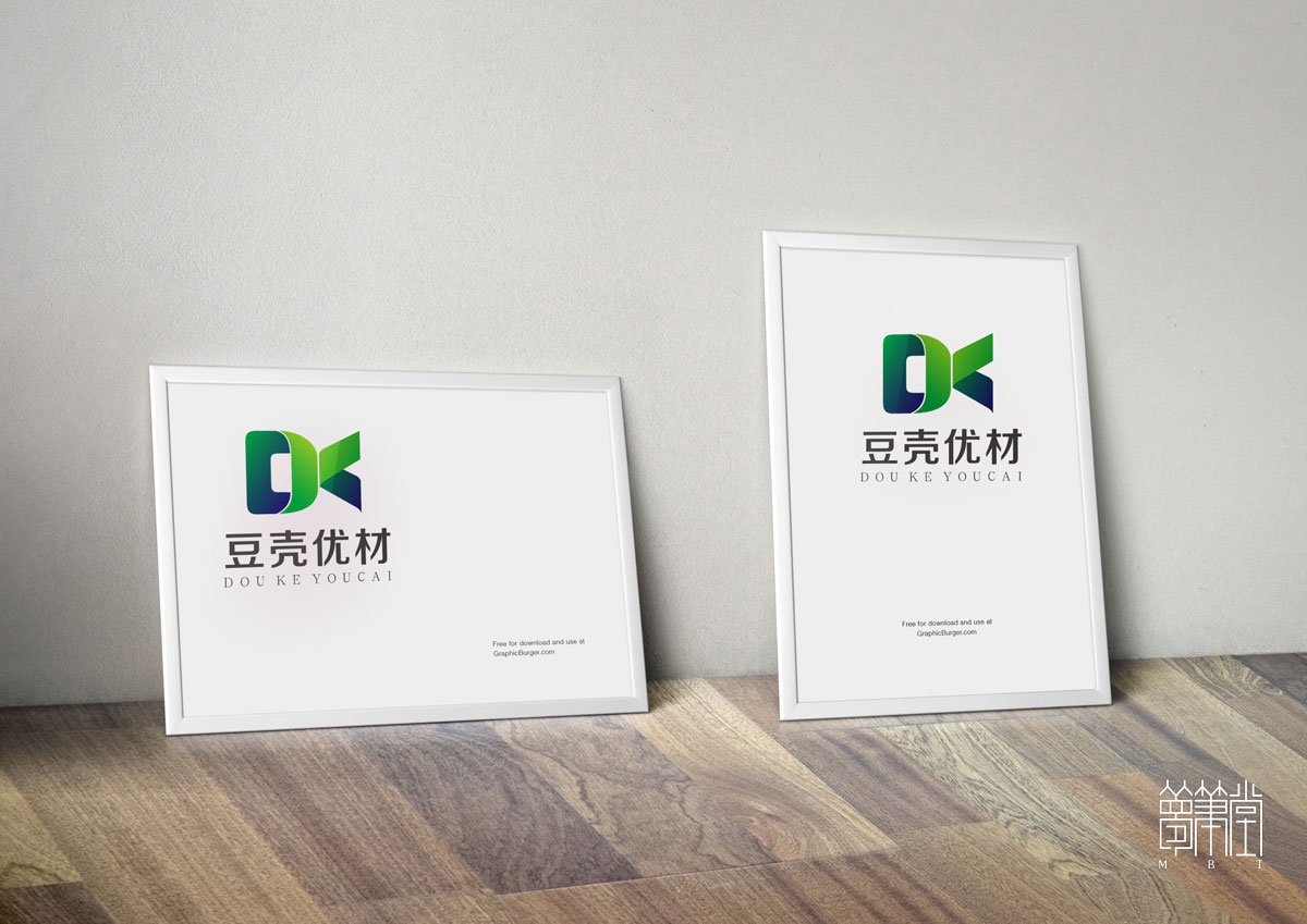 豆殼優(yōu)材LOGO設(shè)計