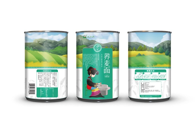 產(chǎn)品包裝-大涼山燕麥面包裝設(shè)計(jì)