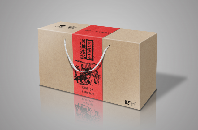 產(chǎn)品包裝-阿城農(nóng)場大米包裝設(shè)計